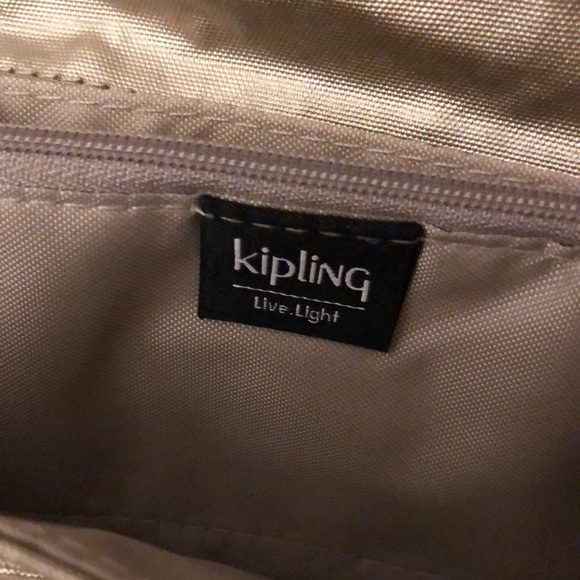 Kipling Rubi Large Wristlet Wallet Color Starry Gold Metallic + Monkey OS NWT - Picture 14 of 16